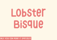 Lobster Bisque Font - Featured Image