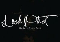 Lock Phot Font - Featured Image