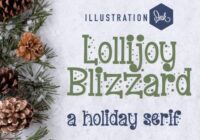 Lollijoy Blizzard Font - Featured Image