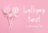 Lollipop Twist Font - Featured Image