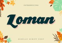 Loman Font - Featured Image