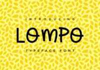 Lompo Font - Featured Image