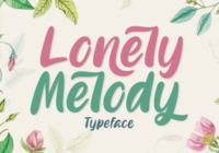 Lonely Melody Font - Featured Image