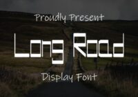 Long Road Font - Featured Image