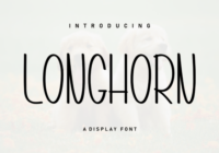 Longhorn Font - Featured Image