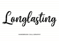 Longlasting Font - Featured Image