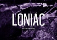Loniac Font - Featured Image
