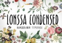 Lonssa Condensed Font - Featured Image