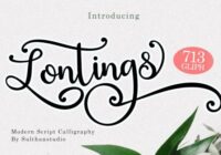Lontings Script Font - Featured Image
