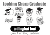 Looking Sharp Graduate Font - Featured Image