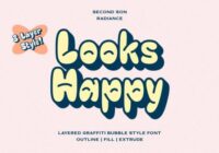 Looks Happy Font - Featured Image