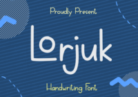 Lorjuk Font - Featured Image
