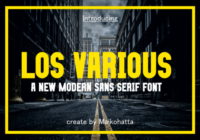 Los Various Font - Featured Image