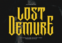 Lost Demure Font - Featured Image