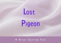 Lost Pigeon Font - Featured Image