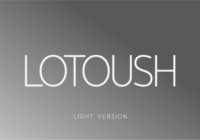 Lotoush Light Font - Featured Image