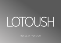 Lotoush Regular Font - Featured Image
