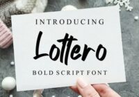 Lottero Font - Featured Image