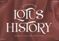 Lotus History Font - Featured Image