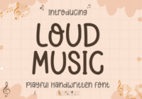 Loud Music Font - Featured Image