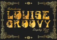 Louise Groovy Font - Featured Image
