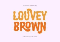 Louvey Brown Font - Featured Image