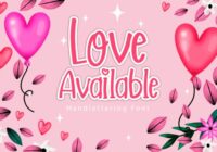 Love Available Font - Featured Image