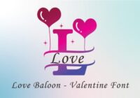 Love Baloon Font - Featured Image