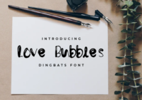 Love Bubbles Font - Featured Image