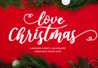 Love Christmas Font - Featured Image