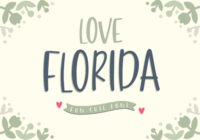 Love Florida Font - Featured Image