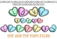 Love Heart Letters Font - Featured Image