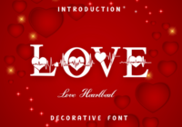 Love Heartbeat Font - Featured Image