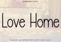 Love Home Font - Featured Image