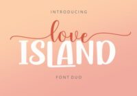 Love Island Duo Font - Featured Image