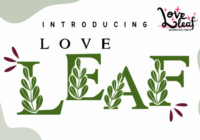 Love Leaf Font - Featured Image