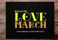 Love March Font - Featured Image