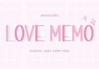 Love Memo Font - Featured Image