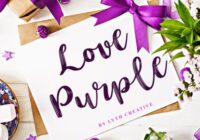 Love Purple Font - Featured Image