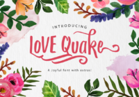 Love Quake Font - Featured Image