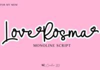 Love Rosma Font - Featured Image