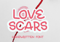 Love Scars Font - Featured Image