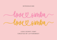 Love Simba Font - Featured Image