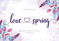 Love Spring Font - Featured Image