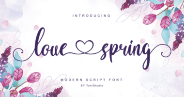 Love Spring Font - Featured Image
