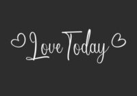 Love Today Font - Featured Image