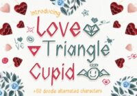 Love Triangle Cupid Font - Featured Image