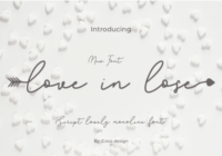 Love in Lose Font - Featured Image