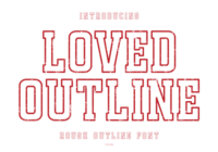 Loved Outline Font - Featured Image