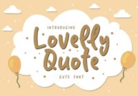 Lovelly Quote Font - Featured Image
